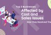 Top 3 Businesses Affected by Cost and Sales Issues and How They Resolved Them Affected by Cost and Sales Issues